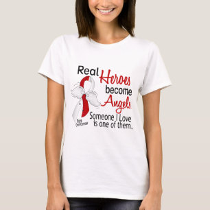 Real Heroes Become Angels Oral Cancer T-Shirt