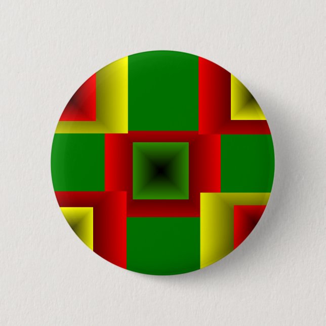 REAL  JAMAICA 2 INCH ROUND BUTTON (Front)