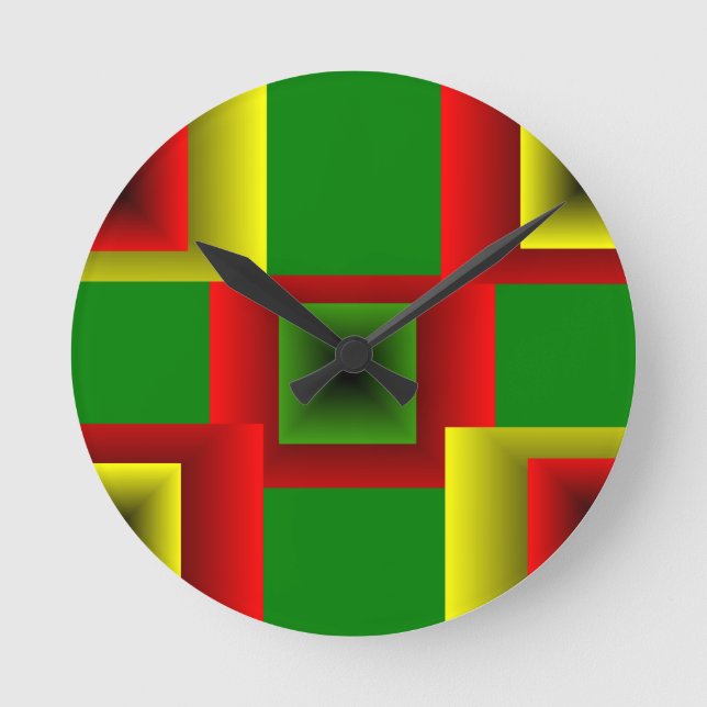 REAL  JAMAICA ROUND CLOCK (Front)