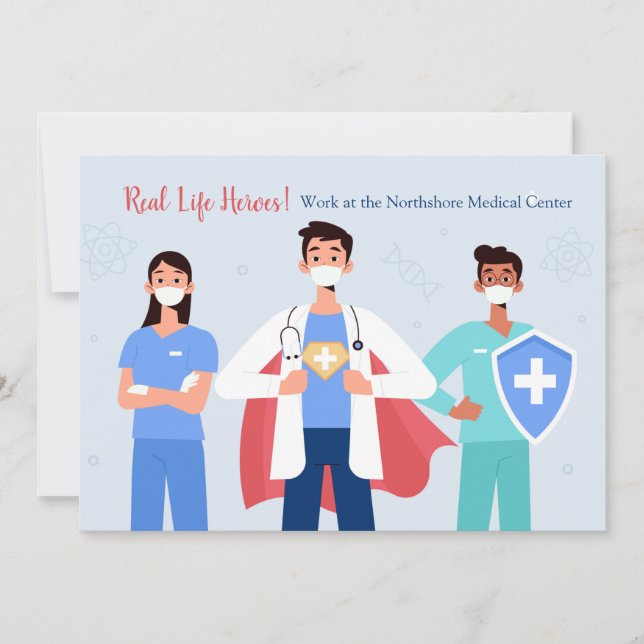 Real Life Heroes Thank You Card (Front)