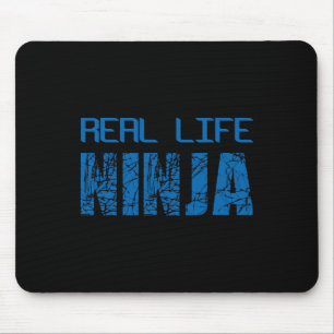 Real Life Ninja Easy Christmas Gift Mouse Pad
