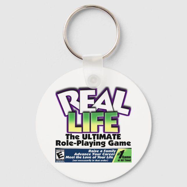 Real Life RPG Keychain (Front)