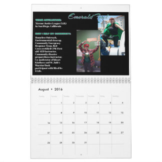 Real Life She-Heroes & Villains 2016-17 Calendar