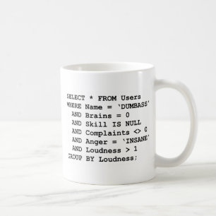 Real Life SQL Coffee Mug