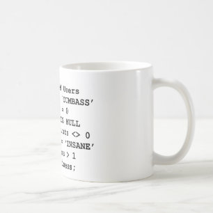 Real Life SQL Coffee Mug