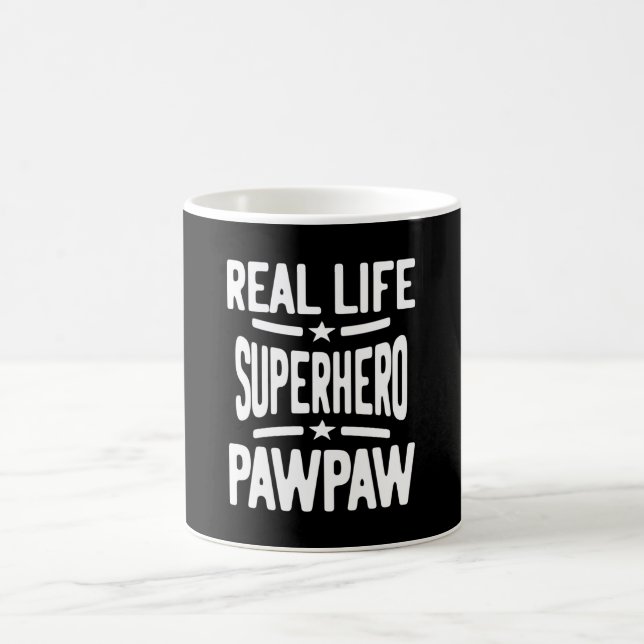 Real Life Superhero Pawpaw | Father Grandpa Coffee Mug (Center)