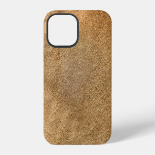 Real lion skin: fur texture iPhone 12 case