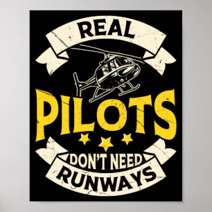 Real Lots Dont Need Runways Long Sleeve  Poster