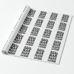 Real Man Make Latkes Funny Groovy Hanukkah  Wrapping Paper<br><div class="desc">hanukkah, gift, birthday, latkes, dreidel, jewish, jew, groovy, menorah, holiday</div>