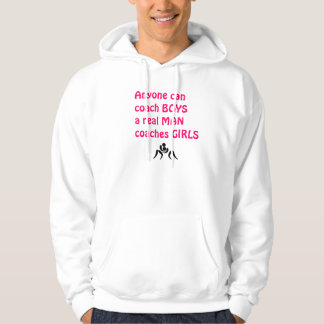 Real Men Coach Girls-Wrestling Hoodie