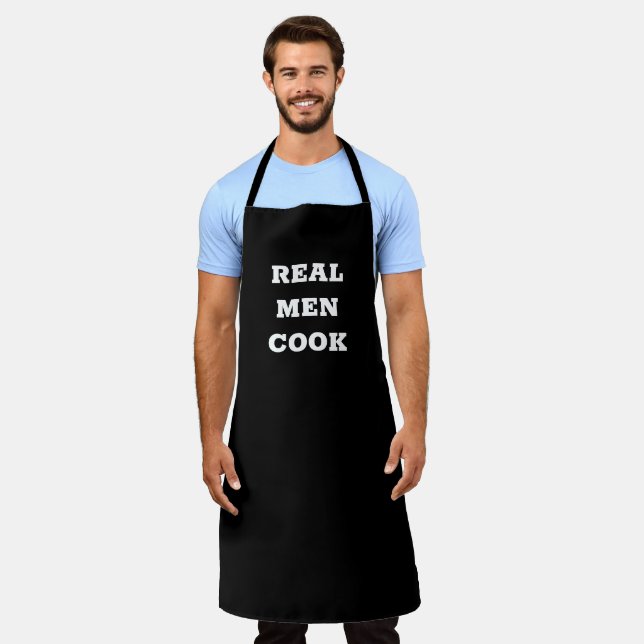 Real men cook apron (Worn)