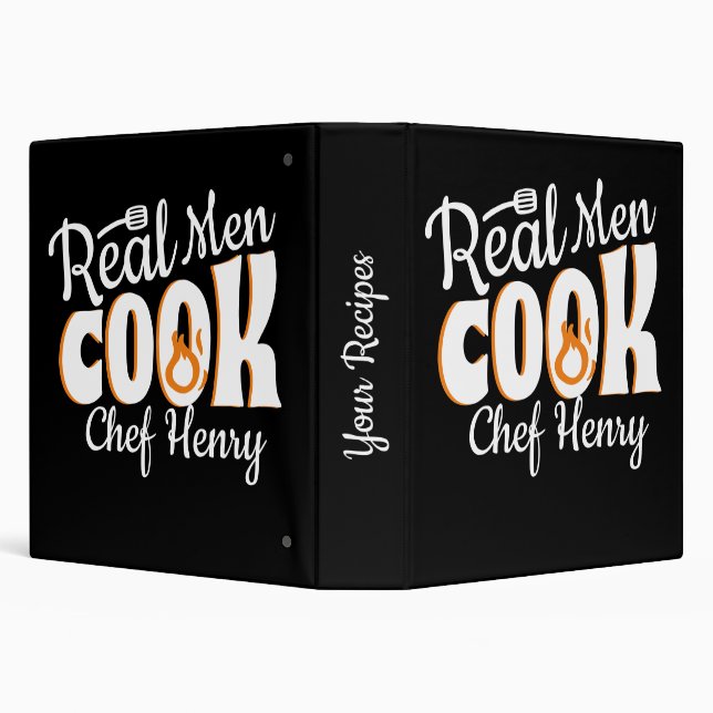 Real Men Cook  Binder (Background)