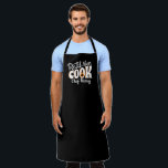 Real Men Cook Black  Apron<br><div class="desc">Real Men Cook custom gifts</div>