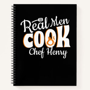 Real Men Cook recipes Notebook