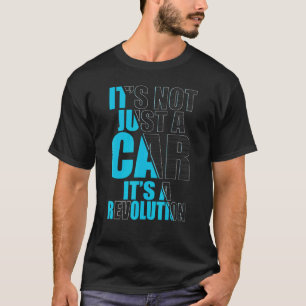 Real Men drive electric Car E-Car Plug-In 2 T-Shirt