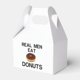 REAL MEN EAT DONUTS FAVOR BOX