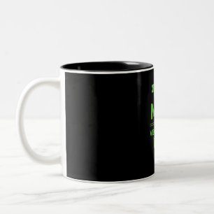 Real Men Eat Vegetables Two-Tone Coffee Mug