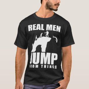 Real Men Jump From Things Cliff Jumping Pullover H
