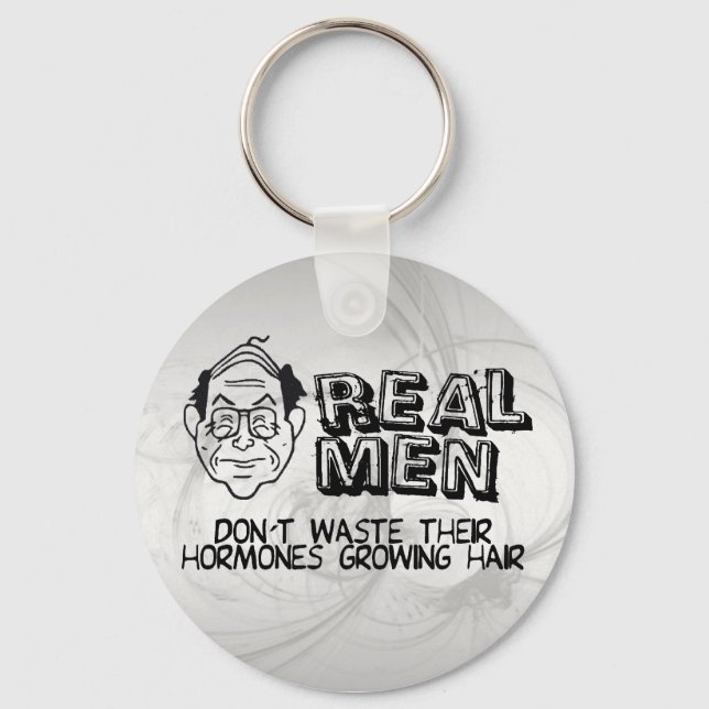 Real Men Keychain (Front)