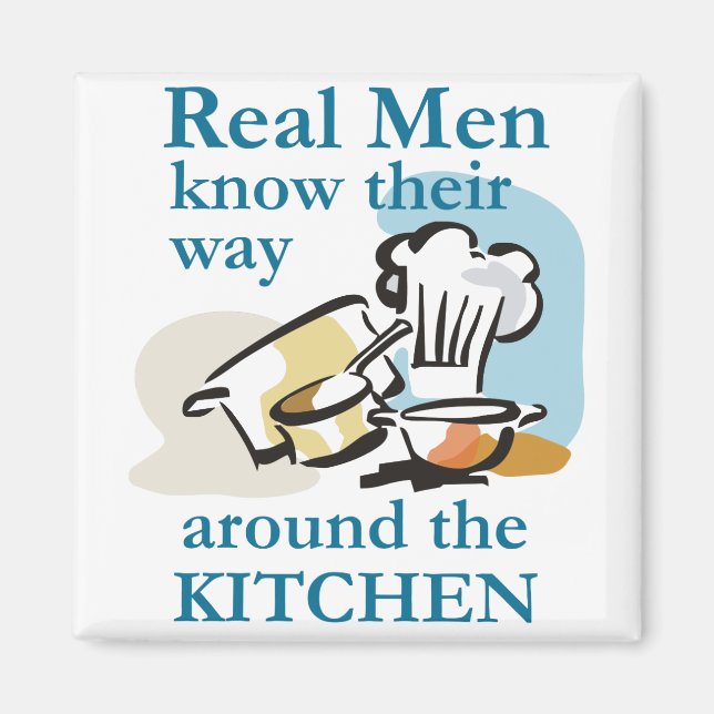 Real Men Know Magnet (Front)