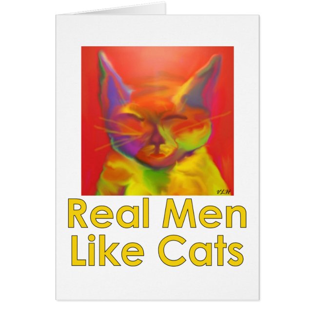 Real Men Like Cats (Front)