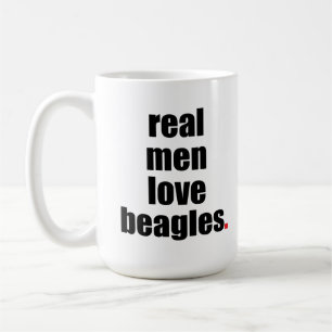 Real Men Love Beagles Mug