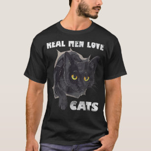 Real Men Love Cat Cats T-Shirt