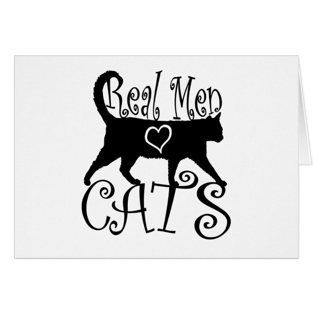 Real Men Love Cats (Front Horizontal)