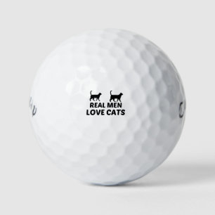 REAL MEN LOVE CATS GOLF BALLS