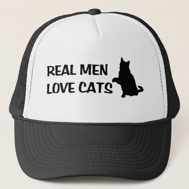 Real Men Love Cats Hat (Front)