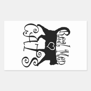 Real Men Love Cats in Stylish Design Sticker