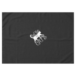 Real Men Love Cats Jazzy Style Tablecloth
