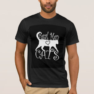 Real Men Love Cats Logotype T-Shirt