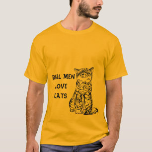REAL MEN LOVE CATS T-Shirt