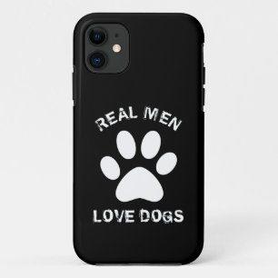 Real Men Love Dogs Custom Text Personalized iPhone 11 Case