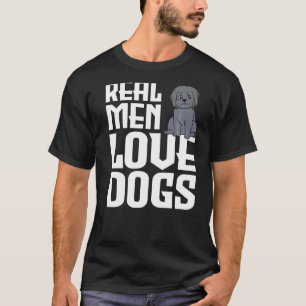 Real Men Love Dogs German Shepherd Pet  For Men T-Shirt