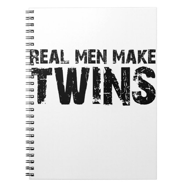 Real men make... Cool father's day gift Notebook (Front)