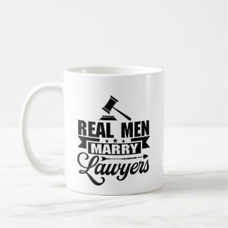 Real Men Marry Lawyers Gift For Husband Coffee Mug