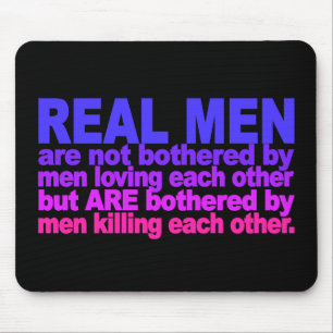 Real Men mousepad