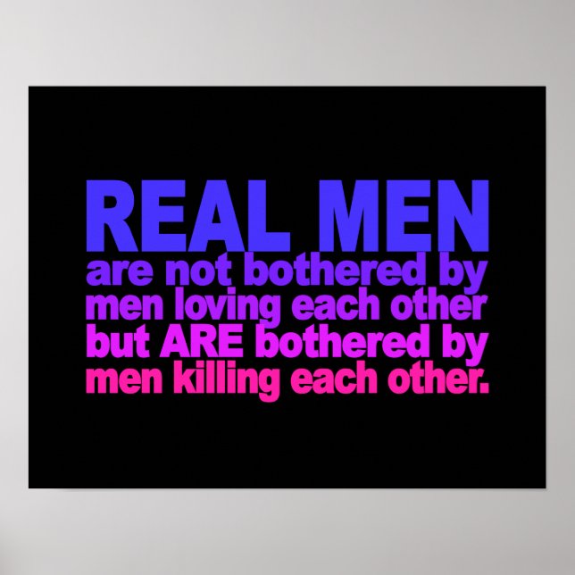 Real Men poster (Front)