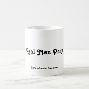 Real men pray magic mug