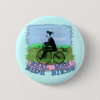 Real Men Ride Bikes Products 2 Inch Round Button
