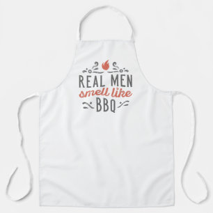 Real Men Smell Like BBQ Apron