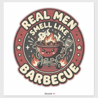 Real Men Smell Like BBQ | Funny Grill Lover Gift 