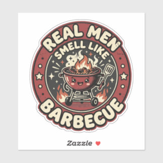 Real Men Smell Like BBQ | Funny Grill Lover Gift 
