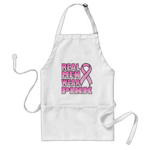 real men wear pink Apron
