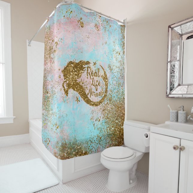 Real Mermaid Life- Glitter Gold Mermaid (In Situ)