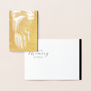 Real old Hand Goodbye Foil Card