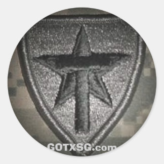 real patch spotlight, GOTXSG.com Classic Round Sticker