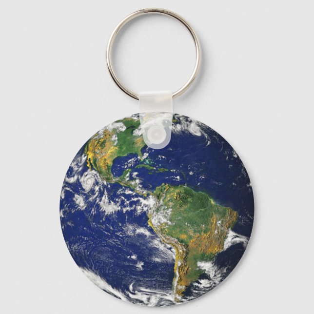 Real Photograph Of World Keychain (Front)
